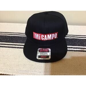 OTTO New Flat Bill SnapBack Mi Campo Tequila Hat Black Classic Fit Streetwear